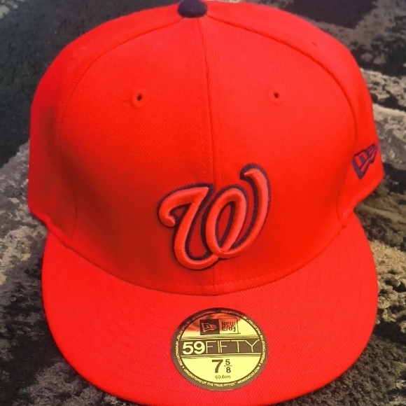 New Era Scarlet and Navy Cap - Picture 1 of 3